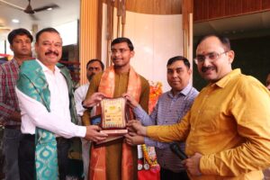 Taken Award By Rajiv Narayan Mishra ( IG Prayagraj)